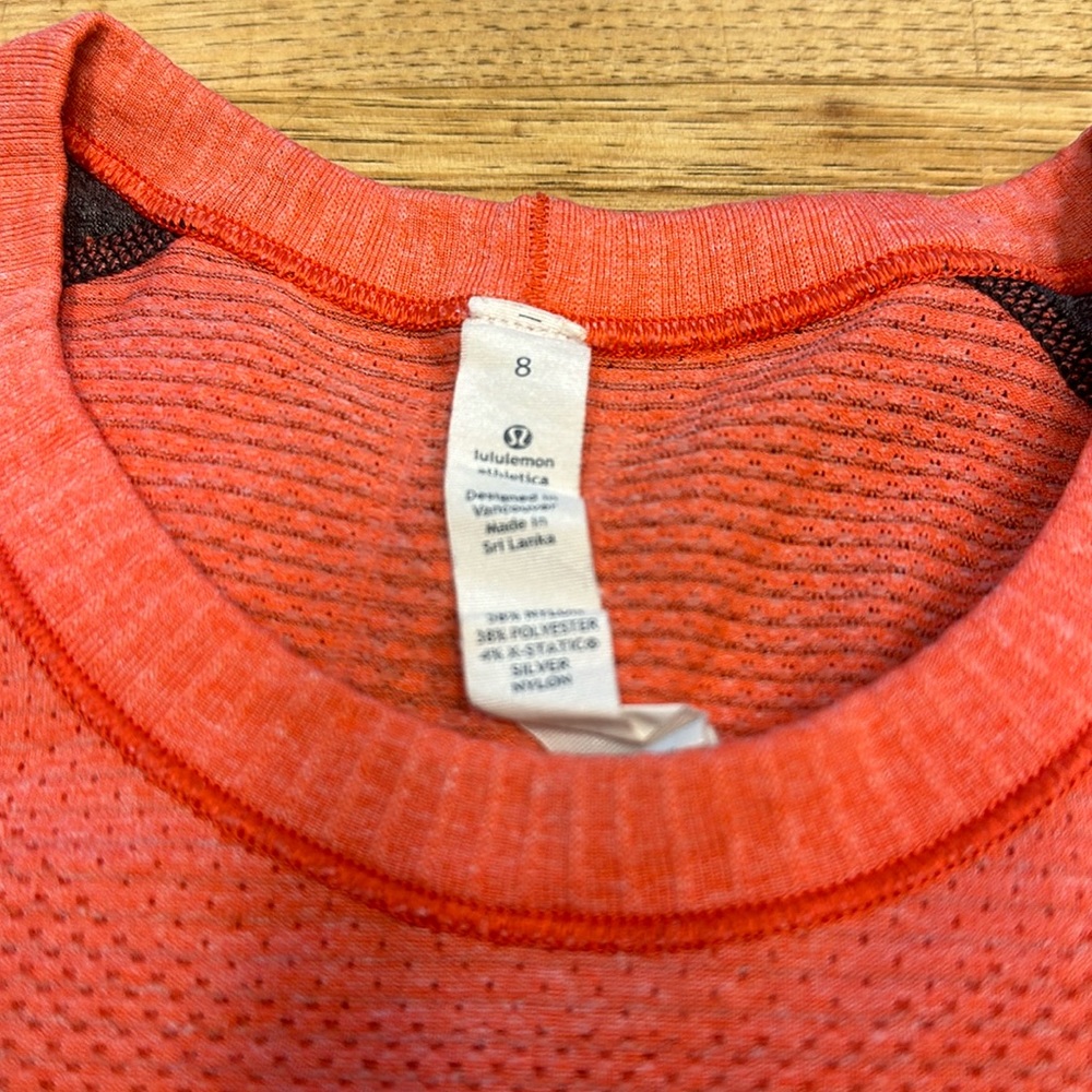 Lululemon Run Swiftly Hip Length Ls, 8 - image 2